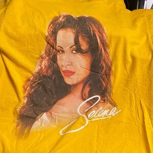 Selena marigold:Yellow iconic Graphic Tee. Wear and collect.